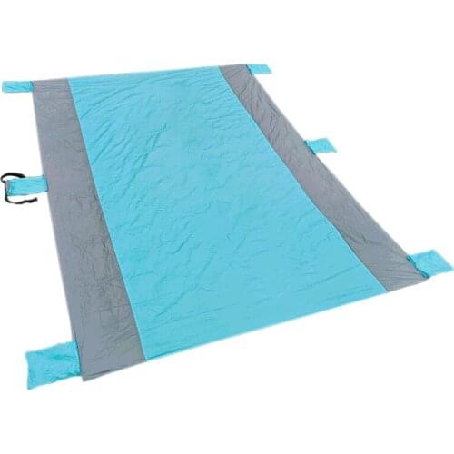 Beach Blanket for 4-7 Adults Oversized Sand Beach Blanket 79 x 82 Inch Suitable for Travel Camping Hiking Picnic Blanket