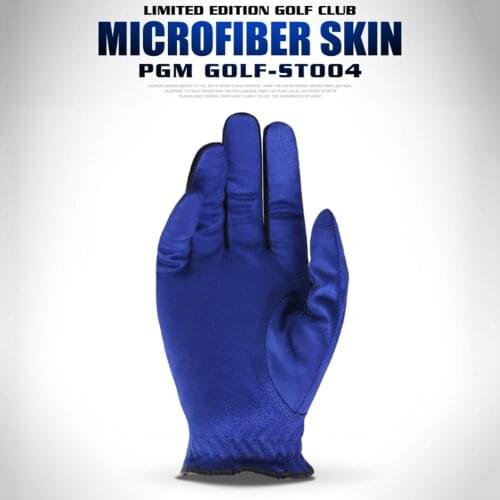 PGM 1PCS Men Right Left Hand Golf Gloves Sweat Absorbent Microfiber Cloth Soft Breathable Abrasion Anti-Slip Particles Gloves