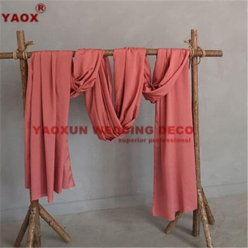 35 Colors Poly Out Door Wedding Arch Backdrop Curtain Panel Drapery Stage Background Photo Booth Event Party Decoration