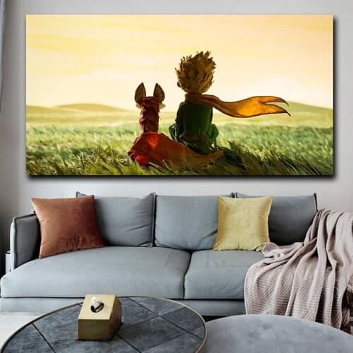Popular Movie The Little Prince Canvas Poster Wall Art Canvas Painting Decorative Picture for Living Room Home Decoration