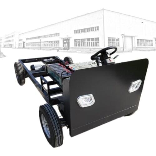 Factory production of electric flat car factory Area Handling Warehouse Logistics four-wheel Flat Transport Workshop Tools