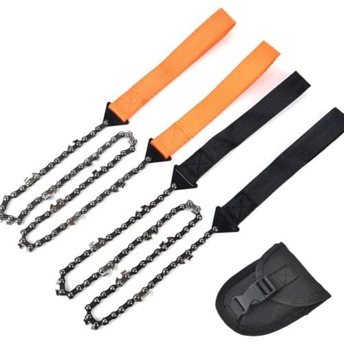 Handheld Mini Survival Chain Saw Emergency Wire Saws Camping Hiking Handsaw Gargen Wood Cutting Tools Freeship 11/16/33 Teeth