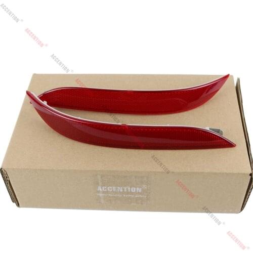 Rear Tail Bumper Corner Reflector Decorative False Light Lamp For BMW E60 E61 520d 520i 520li 523li 525li 530li 2004-2007