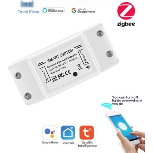 6 Pieces DIY WiFi Smart Light Switch Universal Breaker Timer Wireless Remote Control Works With Alexa Google Home Smart Home