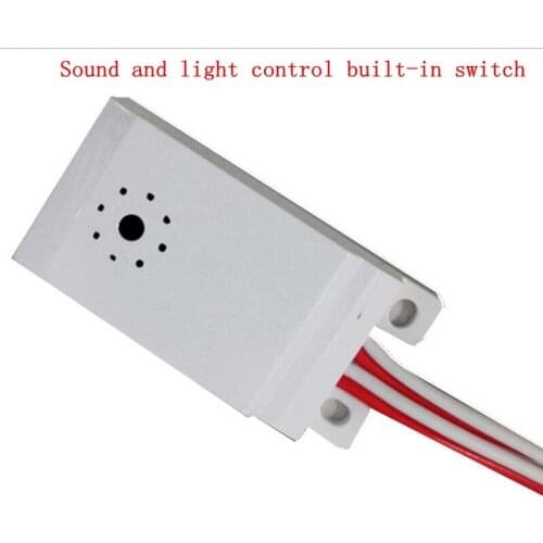 Installation of voice control module switch LED sound and light control built - in intelligent corridor delay sensor switch four