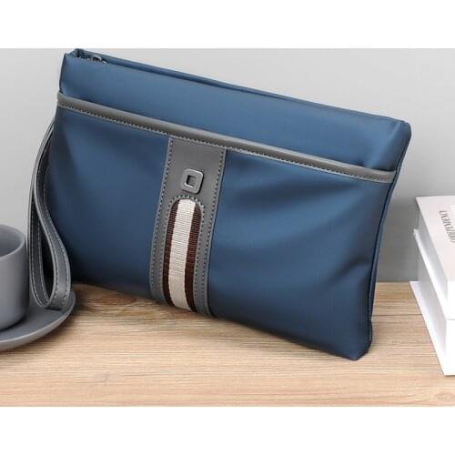 Waterproof Nylon Mens Handbag S L Size Male Clutch Large Capacity Man Hand Wallet Purse for Cell Phone Pocket Satchel Passcard