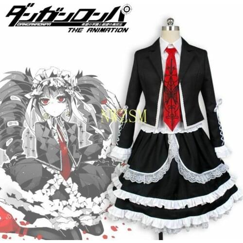 Danganronpa Dangan Ronpa Celestia Ludenberg Cosplay Costume for Woman Halloween Carnival Wig Party Fancy Dress wig