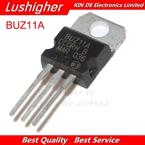 10pcs BUZ11 TO-220 BUZ11A TO220 50V 33A Original