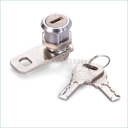 10 pieces 20mm zinc alloy hex nut fixed keyed alike cam lock vending machine lock