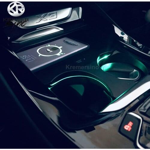 15W Three-Coil Wireless Fast Charging For BMW X3 X4 2018-2021 Models Plug Play