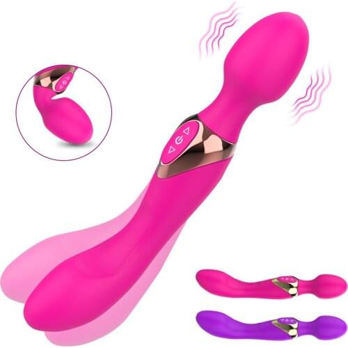22cm Magic Wand Women Vibrators Big Dildos Anal Plug Clitoris Stimulator Vaginal Massager Masturbator Erotic Toys For Sex Shop