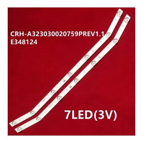 30pcs New Kit 2 PCS 7LED(3V) LED backlight strip for SLE 3258TCS CRH-A323030020759PREV1.1 GDL320HY HV320WHB-N81 E348124