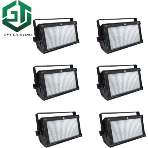 6pcs/lot High brightness LED RGB 3 in 1 1000W wash strobe light 800pcs SMD beads dj disco flash LED dimming dmx strobe lights