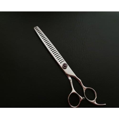 Right hand 7.5 inch dog grooming chunker scissor