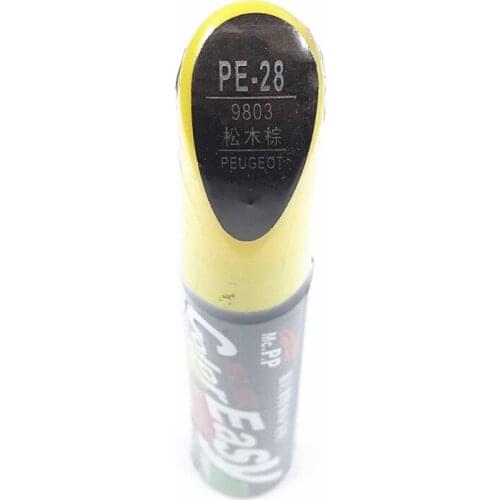 Car scratch repair pen, auto paint pen white color PE-28 for Peugeot 207 307 301 308 2008 408 ,car painting pen