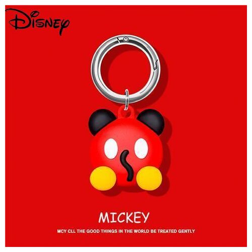 Disney Cute Mickey Donald Duck for AirTags Protective Case Anti-lost Device Protective Case Keychain Tracker Case