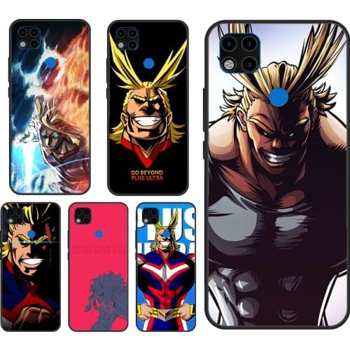 All Might My Hero Academia Case For Xiaomi Redmi Note 7 8 9 10 Pro Note 9S 8T Cover Fundas For Redmi 9T 9A 8A K40 9C