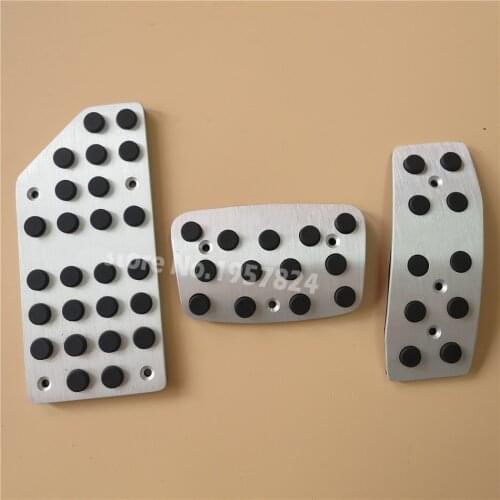 DEE Car Accessory For Cadillac SRX Fuel Brake Foot Rest AT pedals Plate Non slip Accelerator brake pedal Pads Styling Stickers