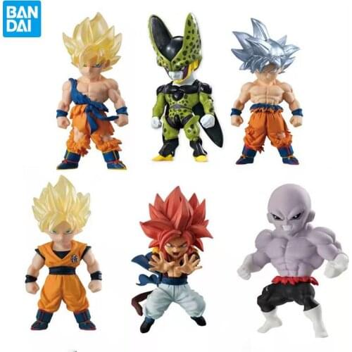 Dragon Ball Shokugan Bandai Original Adverge Motion3 Anime Figures Goku Frieza Broli Action Figure Pvc Model Collectible Toys