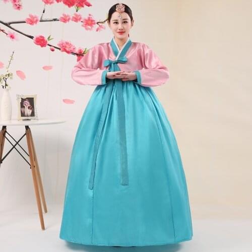 Korean hanbok wedding dress cosplay performance korean traditional dress style clothing korean national costume hanbok TA429
