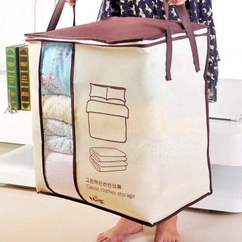 Home Clothes Quilt Blanket Storage Bag Dust Bag Inside The Closet Finishing Storage Bag