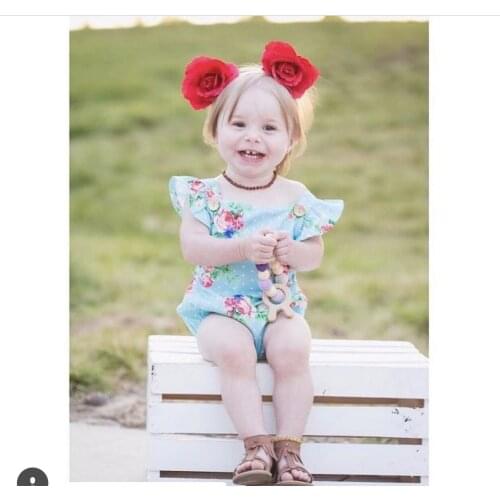 Yundfly Solid Flower Nylon Headband Kids Girls Floral Hair Bands Children Birthday Outdoor Party Headwear Accessories