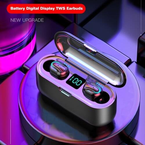 Original hbq q32 tws wireless headset, bluetooth 5.0 headphones, gaming, sports headphones, supports all phones