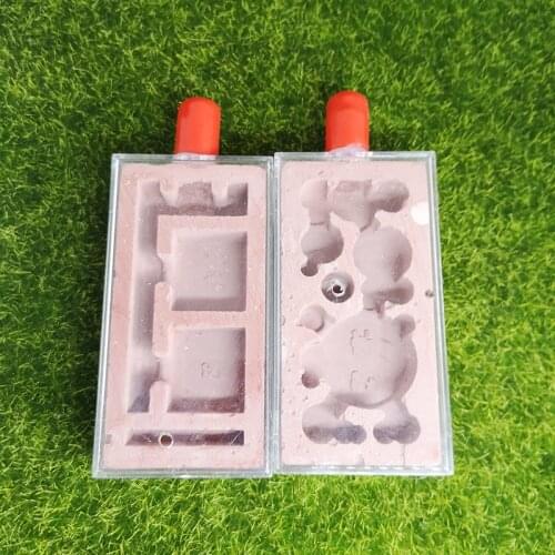 Rectangular Ant Plaster Nest Red Concrete Ant Farm Creative Maze Design Ant Workshop Villa Insect Terrarium
