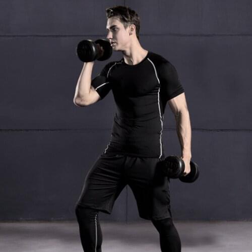TaoBo Sports Wear Compression Training Pants Men Running Fitness sets Tights Gym clothes Basketball Jacket leggings deportes