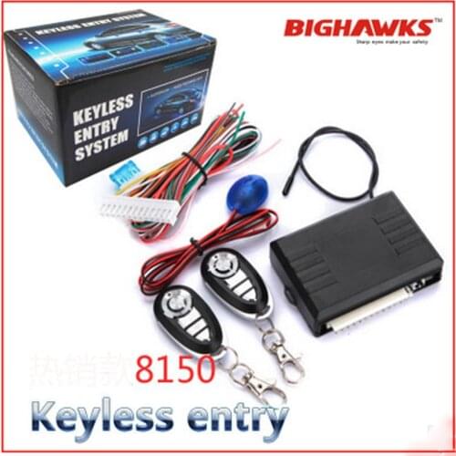 New!Universal Car Auto Remote Central Kit Door Lock Locking Vehicle Keyless Entry SystemCar keyless entry remote control 8150