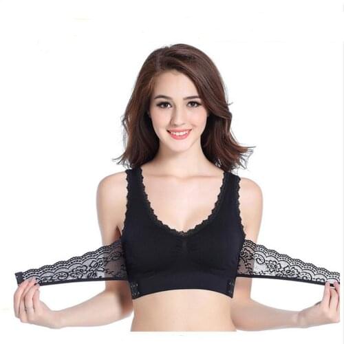 Big Size Women bra 34B-40D Cup side Button Plus Size Bra Vest Design Full Cup Body Shaping Underwear Large Cup G21