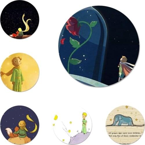 58mm little prince fox Icons Pins Badge Decoration Brooches Metal Badges For Backpack Decoration