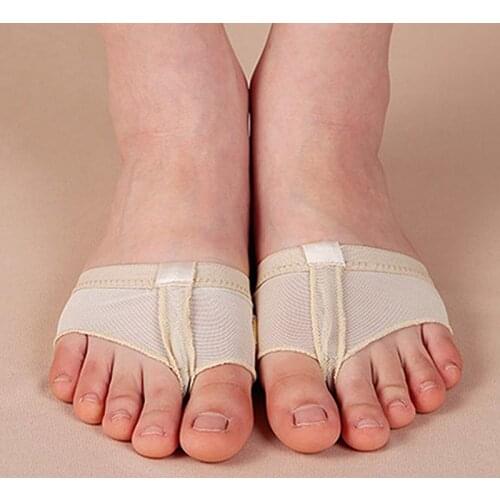 1 Pair Rhythmic Ballet Drill Dance Paw Shoes Gymnastics Foot Thongs Elastic Soft Half Sole Dancing Shoes Ballet Accessories