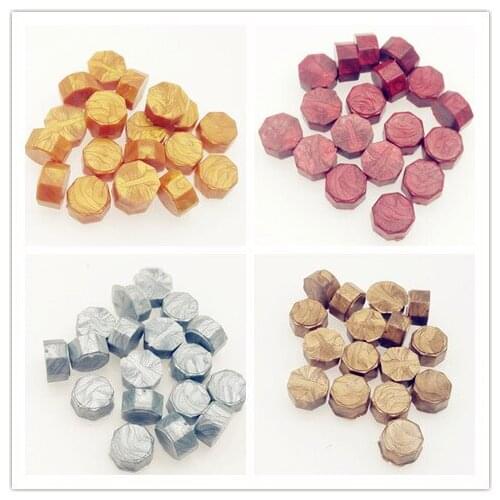 100 PCS Multicolor Stamps Sealing Wax granule In bulk beads/strip Documents Stamp supplies wax seal tablet pills