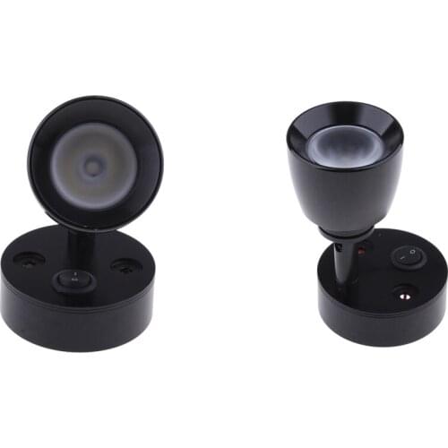 2Pieces LED Reading Light Interior Desk Lamp for Marine Boat - Push Button Control