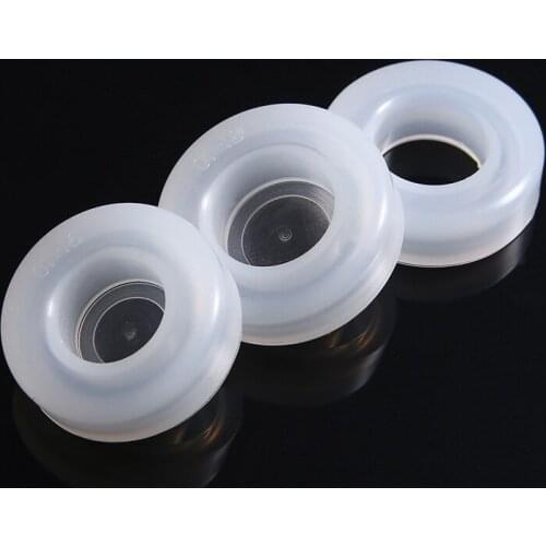 3Pcs/set Transparent Round Shape Flexible Assorted Silicone Ring Mold For Making Resin Epoxy Jewelry DIY Tools 16/17/18mm
