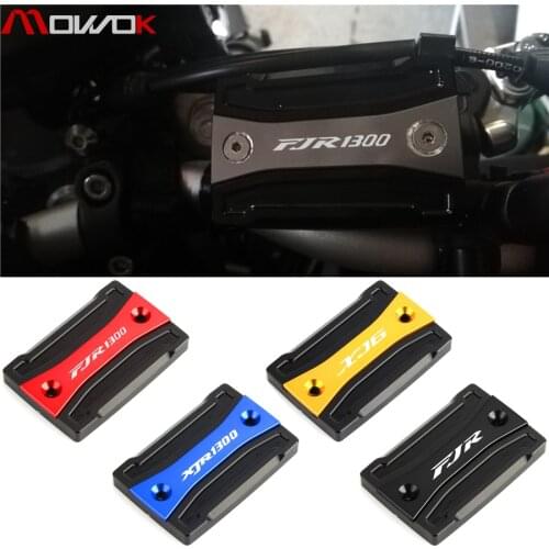 For YAMAHA XJ6 Diversion/F XJR 1300 FJR1300 SUPERTENERE XT1200ZE Motorcycle CNC Aluminum Front Brake Fluid Reservoir Cover Cap