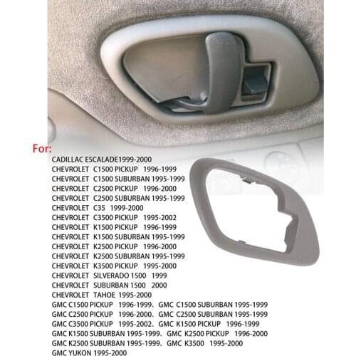 Car Interior Handle Grip Frame Handle Inside Door Handle Trim for Chevy GMC 1995-2002