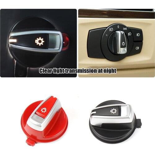 Car Styling Headlights Knob Protection Cover Accessories Head Light Lamp Switch Knob Replacement for BMW E90 3 Series