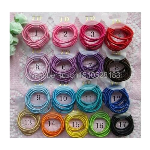 Free Shipping!100pcs/lot!New Baby Shiny Elastic Hairbands Children Headwear for Kids Girls Hair Rope Headbands Accessories