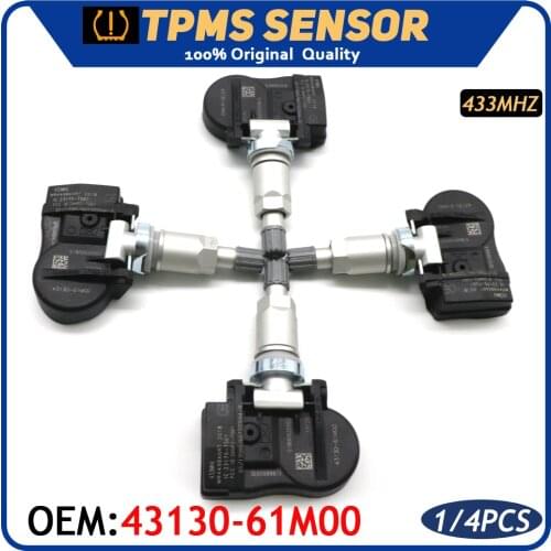 TPMS Tire Pressure Sensor Monitor Sensor 43139-61M00 For Suzu.ki Jimmy Kizashi Splash Swift Sport SX4 S-Cross Vitara 43130-61M00
