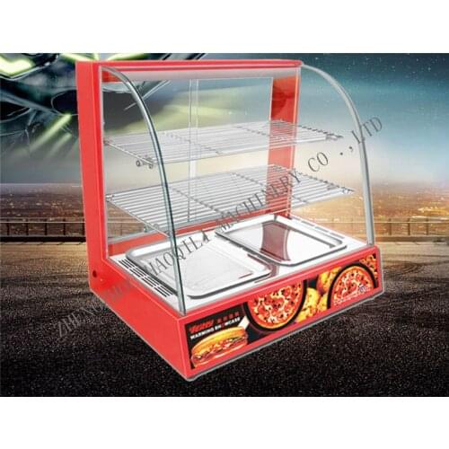 Hot sell electric cake display showcase | hot display warmer cake showcase