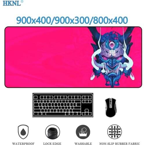 Pink mouse pad Xxl 900x400 japanese tokyo ghoul mousepad gamer gaming accessories office deskmat black white desks rubber Carpet