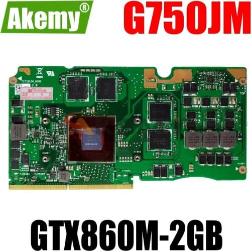 AKEMY GTX860M-2GB Graphics Card Board For ASUS G750JM Laptop Motherboard (MXM Video Original mainboard)