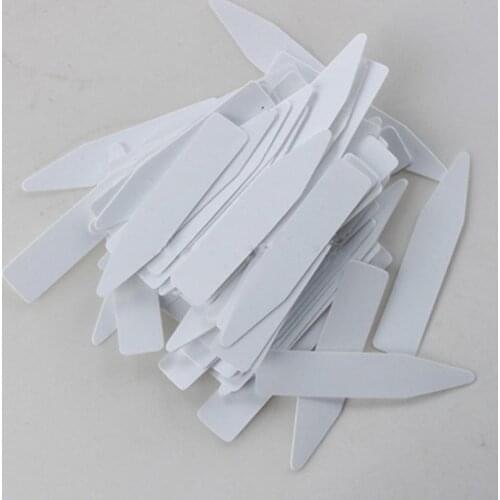 100Pcs New Reusable Mini Plastic Plant Labels Pot Marker Nursery Garden Stake Tags Tool Supply Vegetable Garden Wholesale