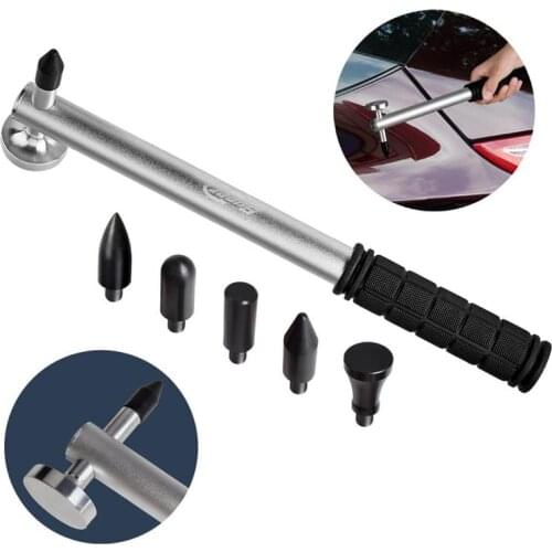 GLCC Hammer PDR Tool Paintless Dent Repair Car Body Hail Damage Removal Dent Tap Down Hammer Knock Down Rubber Hammer Hand Tools