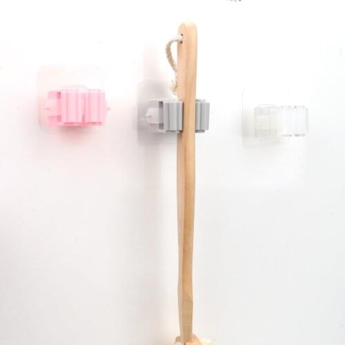 Powerful Magic Sucker Hook Adhesive Wall Mounted Seamless Stick Mop Rack Towel Rce Spoon Hook Broom Holder Home Organization