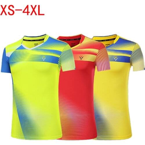 Men Boys Tennis T Shirts,Quick Dry badminton women jersey,table tennis shirts Kits , tenis de mesa ropa ,ropa tenis hombre 3867