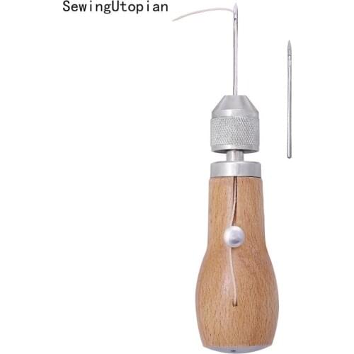 Leather Sewing Kit Leather Sailing Canvas Heavy Repair Speedy Stitcher Sewing Awl Tools for Leather Sewing Accessories