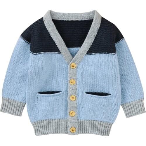 Newborn Infant Kids Baby Girls 0-24M Clothes Button Knitted Sweater Cardigan Coat Tops